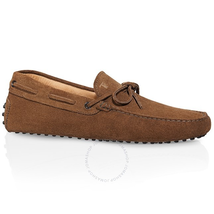 Tod's Men's Light Walnut Leather Suede Moccasins XXM0GW05470RE0S818