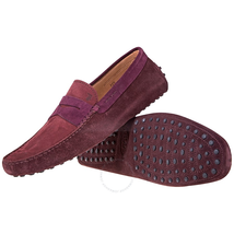 Tod's Men's Slip-On Shoes in Light Brule/Barolo Wine/Dark Raspberry XXM0EO000107CM786E