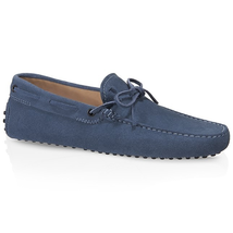 Tod's Men's Stone Washed Suede Leather Moccasins XXM0GW05470RE0U216