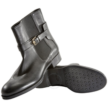 Tod's Womens Ankle Biker Leather Boots in Black XXW0WV0O140BR0B999