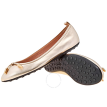 Tod's Womens Ballerina Flats in Gold XXW0YH0P770Y70G203