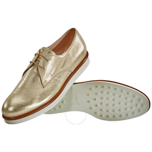 Tod's Womens Lace-Up Shoes in Gold XXW0VS0L150GRSG203