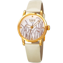 Burgi Quartz Diamond White Dial Ladies Watch BUR173WT