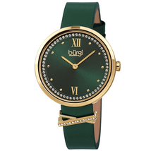Burgi Quartz Green Dial Ladies Watch BUR264GN
