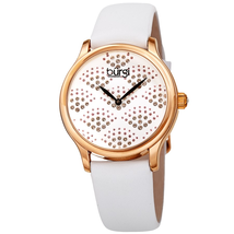 Burgi Quartz White Dial Ladies Watch BUR238WTR