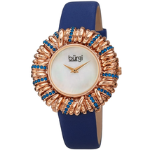 Burgi Quartz White Dial Ladies Watch BUR255BU