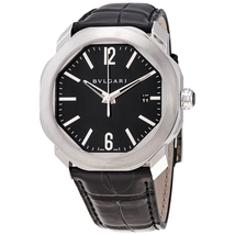Bvlgari Octo Roma Black Dial Automatic Men's Watch 103084