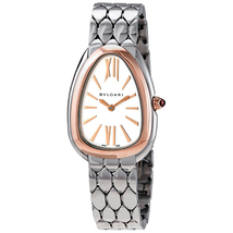 Bvlgari Serpenti Seduttori Quartz Ladies Steel and 18kt Rose Gold Watch 103144