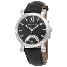 Bvlgari Sotirio Retrograde Automatic Black Dial Men's Watch 101706