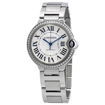 Cartier Ballon Bleu Automatic Ladies Diamond Watch W4BB0017