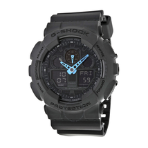 Casio G Shock Grey Dial Resin Men's Watch GA100C-8ACR