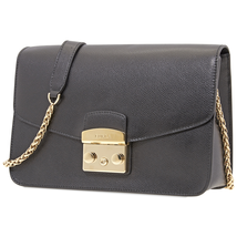 Furla Ladies Metropolis Onyx Shoulder Bag 972392-BTJ7-ARE-O60