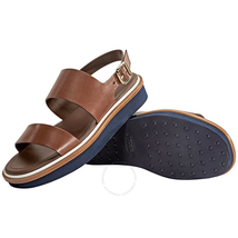 Tod's Womens  Leather Sandals in Cocoa XXW23A0S920AOFS801