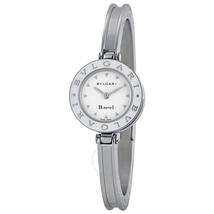 Bvlgari B.Zero1 White Dial Stainless Steel Ladies Watch 101912