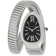 Bvlgari Serpenti Tubogas Black Opaline Dial 35mm Ladies Watch 102824