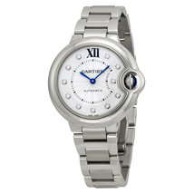 Cartier Ballon Bleu Automatic Diamond Dial Ladies Watch WE902074