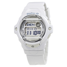 Casio Baby-G White Resin Digital Ladies Watch BG169R-7ACU