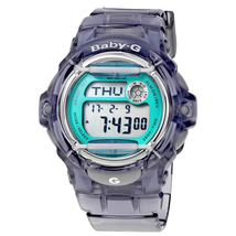 Casio Grey Transparent Resin Ladies Watch BG169R-8B