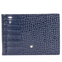 Montblanc Montblanc Meisterstuck 6CC Indigo Leather Wallet 113286