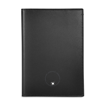 Montblanc Meisterstuck International Passport Holder in Sfumato Black Leather 113169