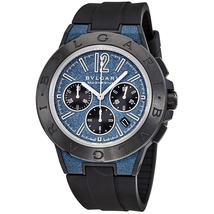 Bvlgari Diagono Chronograph Automatic Blue Dial Men's Watch 102304