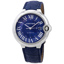 Cartier Ballon Bleu Automatic Blue Dial Men's Watch WSBB0025
