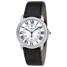 Cartier Ronde Solo Automatic Silver Opaline Dial Ladies Watch WSRN0013