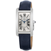 Cartier Tank Americaine Automatic Silver Dial Men's Watch WSTA0018