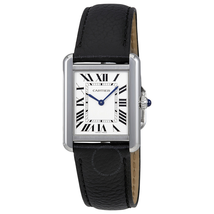 Cartier Tank Solo Silvered Light Opaline Dial Ladies Watch WSTA0030