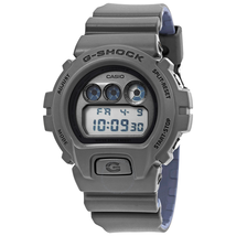 Casio G-Shock Military Grey and Blue Digital Watch DW-6900LU-8CR