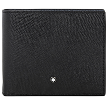 Montblanc Montblack Sartorial Full Grain Leather 6cc Wallet - Black 116326