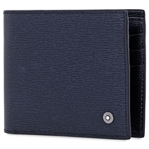 Montblanc 4810 Westside Wallet 6cc Money Clip- Blue 118654