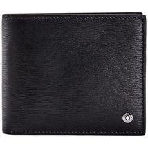 Montblanc 4 810 Westside Wallet 8cc- Black 114689