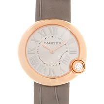 Cartier Ballon Blanc de  Quartz Silver Dial Ladies Watch WGBL0005