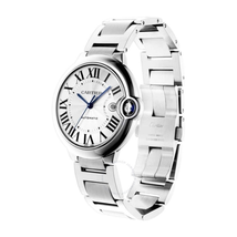 Cartier Ballon Bleu Automatic Silver Dial Men's Watch 3765