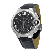 Cartier Ballon Bleu Black Dial Chronograph Men's Watch W6920052