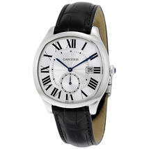 Cartier Drive Automatic Silvered Flinque Dial Men's Watch WSNM0004