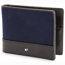 Montblanc NightFlight 4cc Wallet- Blue 116833