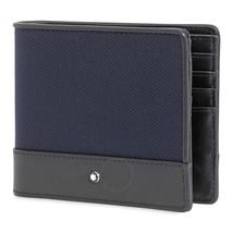 Montblanc NightFlight 8cc Wallet- Blue116832 116834