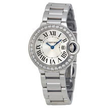 Cartier Ballon Bleu 18kt White Gold Ladies Watch WE9003Z3