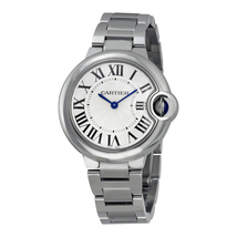 Cartier Ballon Bleu Silver Dial Stainless Steel Ladies Watch W6920084
