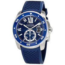 Cartier Calibre Diver Automatic Blue Dial Men's Watch WSCA0011