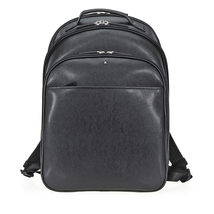 Montblanc Sartorial Large Leather Backpack - Black 114586
