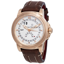 Carl F. Bucherer Patravi Automatic Men's 18kt Rose Gold Leather Watch 00.10629.03.13.01