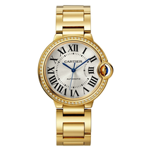 Cartier Ballon Bleu Automatic Ladies 18kt Yellow Gold Watch WJBB0042
