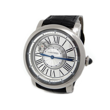 Cartier Rotonde de Cartier Astrotourbillon 18 kt White Gold Men's Watch W1556204