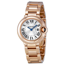 Cartier Ballon Bleu 18kt Pink Gold Small Ladies Watch W69002Z2