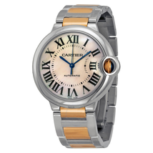 Cartier Ballon Bleu de  Gold and Steel Medium Watch W6920033