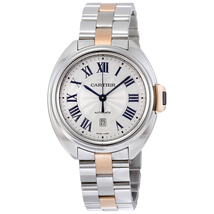 Cartier Cle de  Automatic Silver Dial Ladies Watch W2CL0004