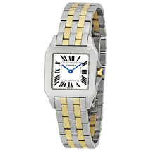 Cartier Santos Demoiselle 18kt Yellow Gold and Steel Midsize Ladies Watch W25067Z6